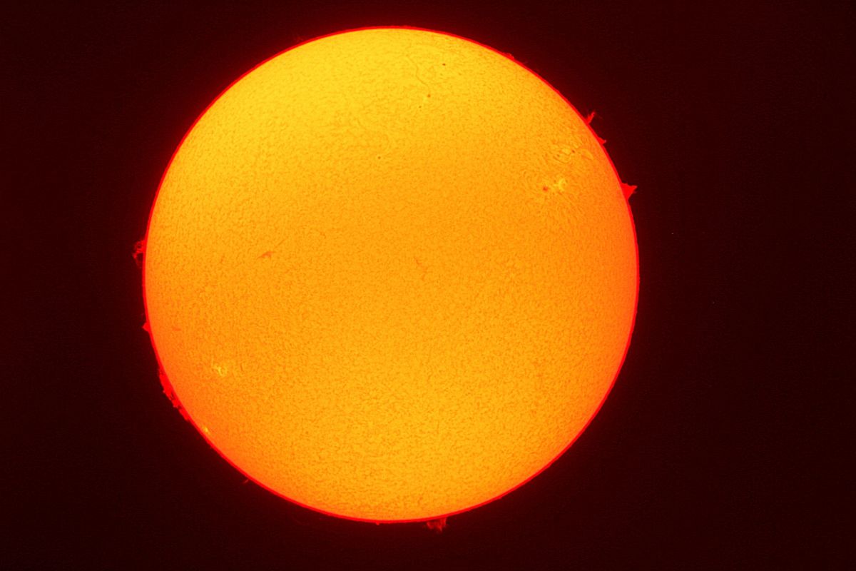 Sonne im H-Alpha am 30.5.