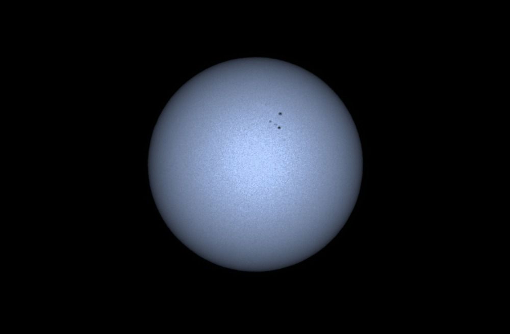 Sonne im Weisslicht vom 22.1.2011