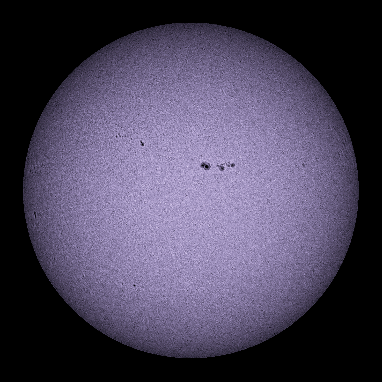 Sonne in Ca-K/Ca-H am 10.09.2023