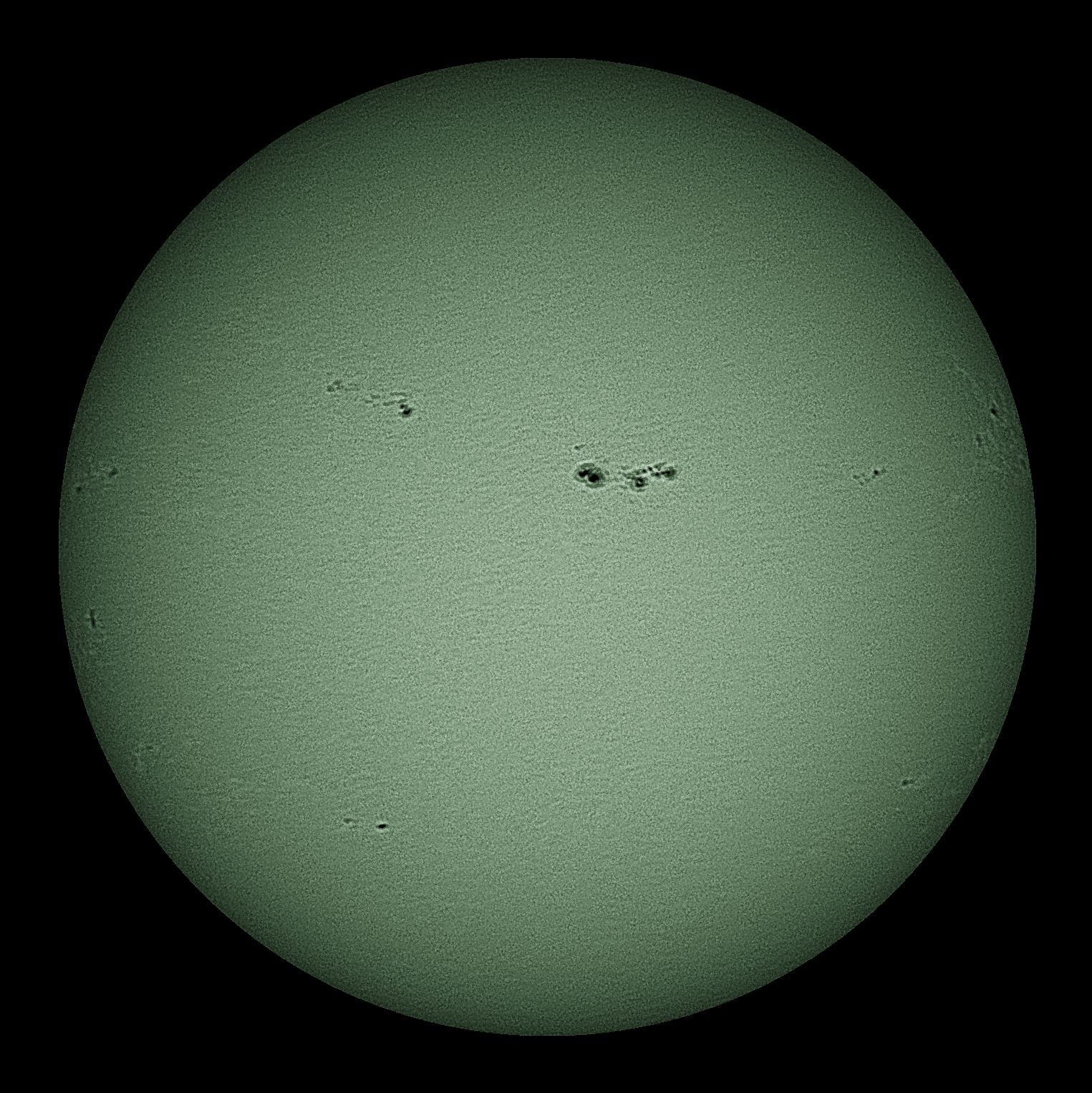 Sonne in OIII am 10.09.2023