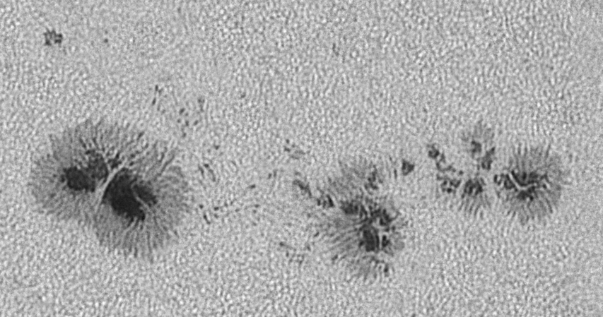 Sonne in WL am 10.09.2023 - AR 3423