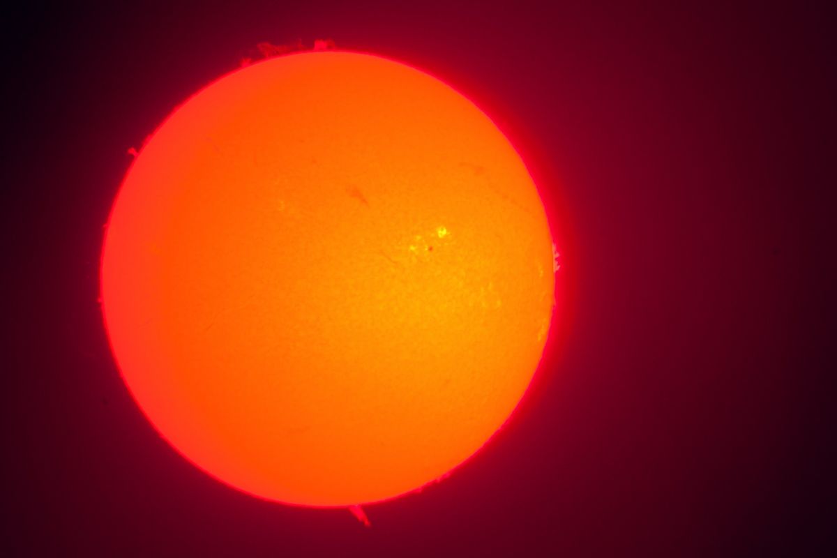Sonne mit PST am 25.05.2012