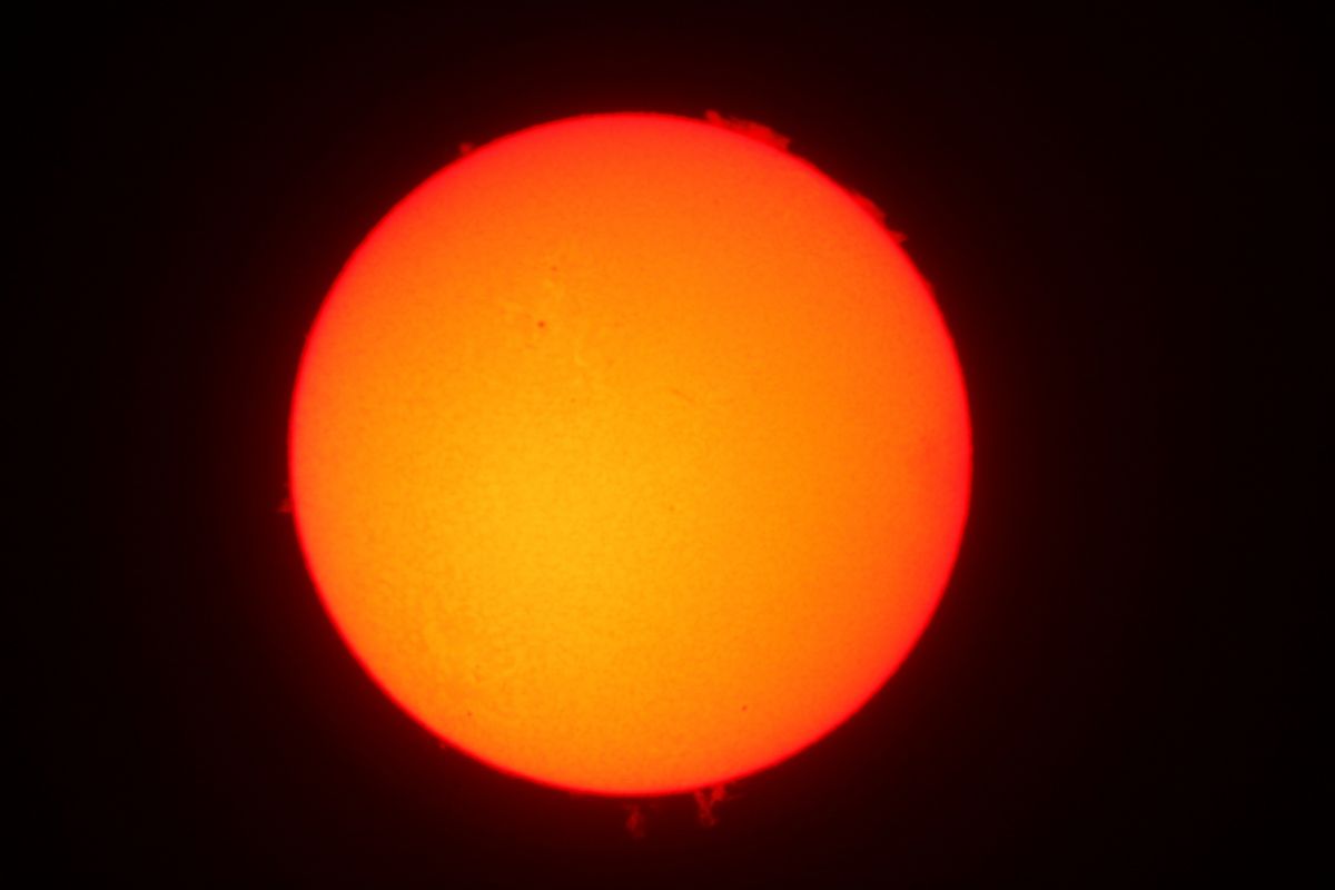 Sonne vom 17.04.2011