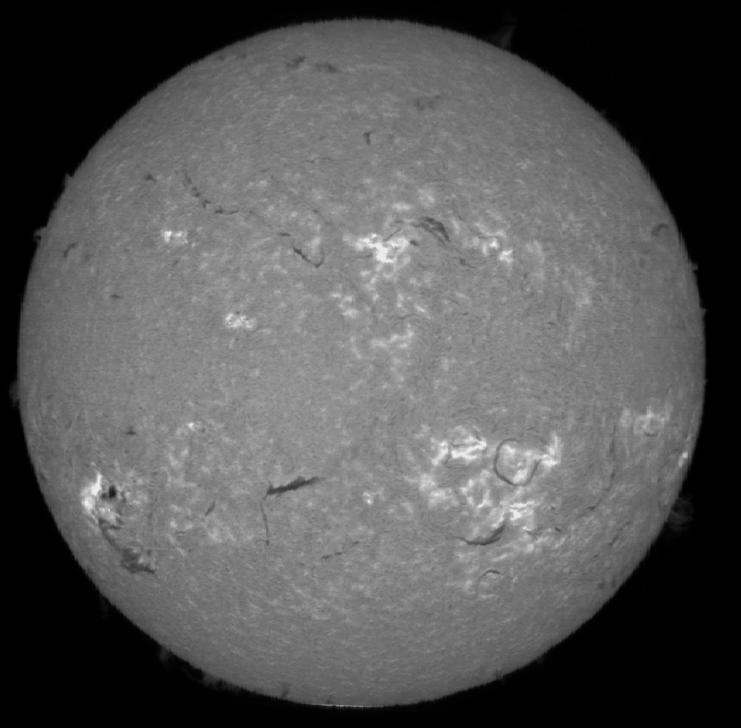 Sonne vom 8.7.23 in Halpha