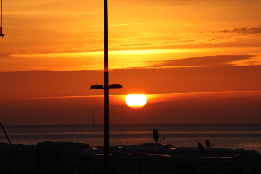 Sonnenaufgang in Horumersiel