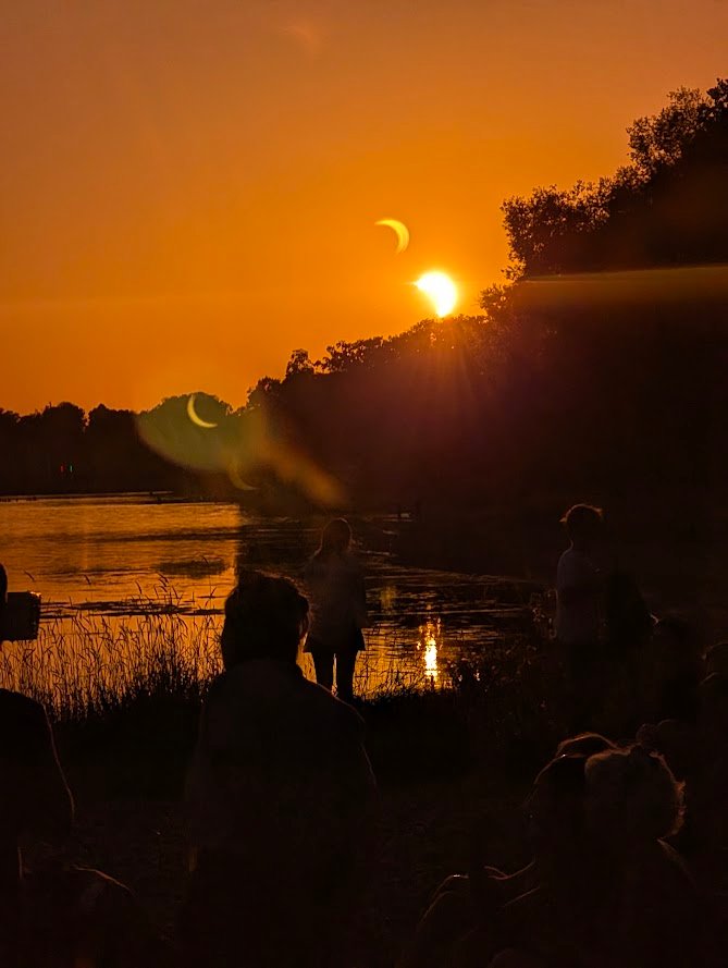Sonnenfinsternis am Bodensee - Konstanz - Schmugglerbucht