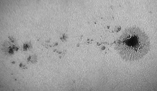 Sonnenfleck am 17.06.15