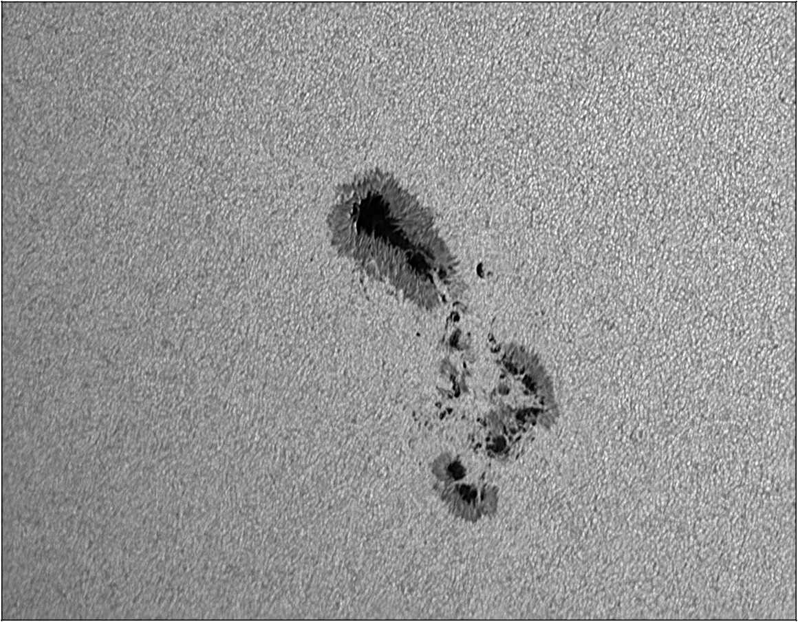 Sonnenfleck AR 12396 am 08.08.2015
