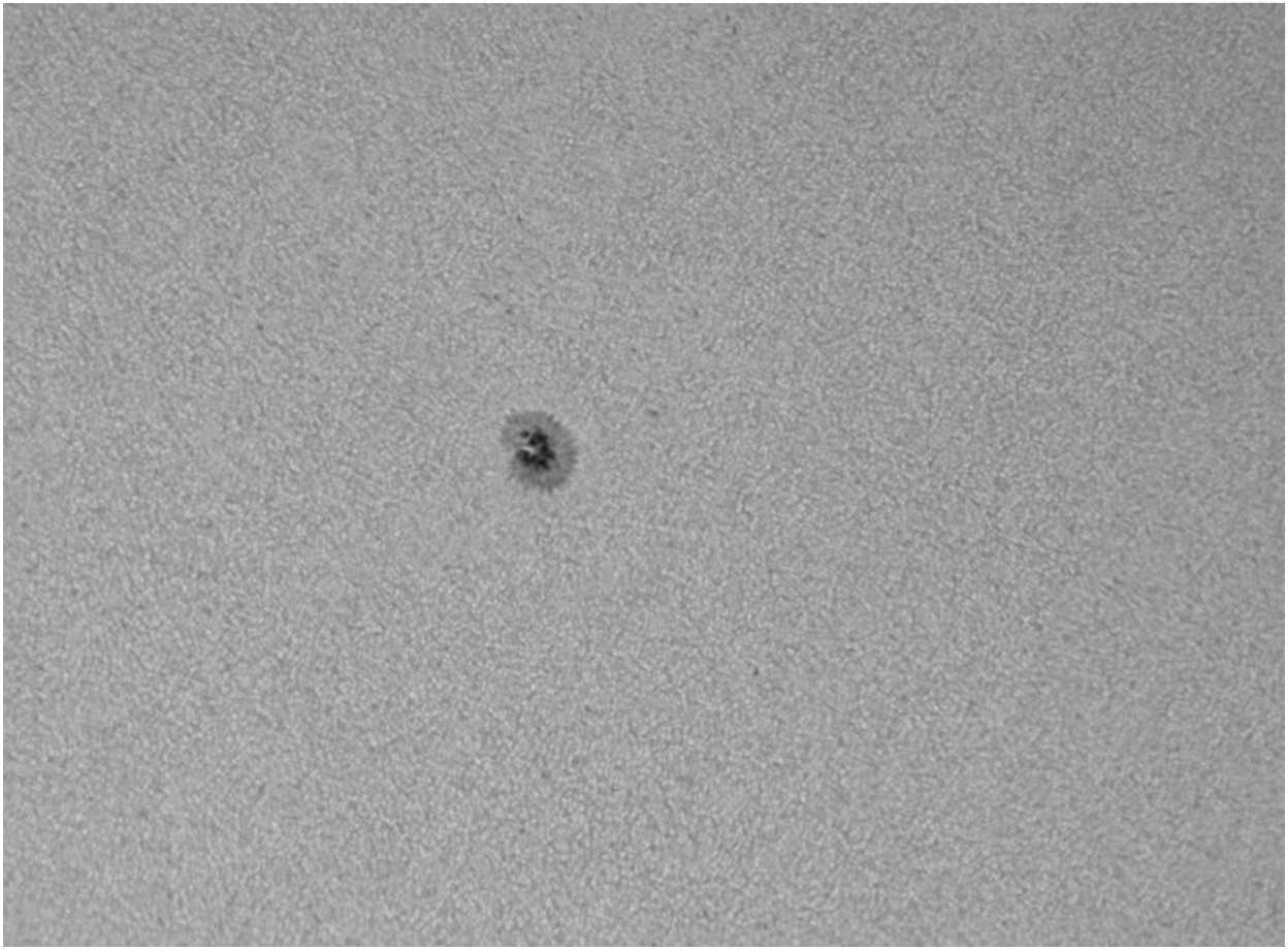 Sonnenfleck AR12386 vom 16.07.2015