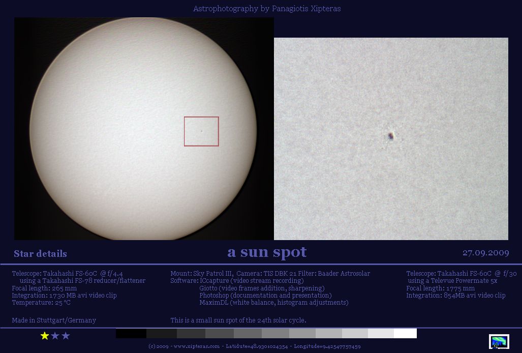 Sonnenfleck (close-up)
