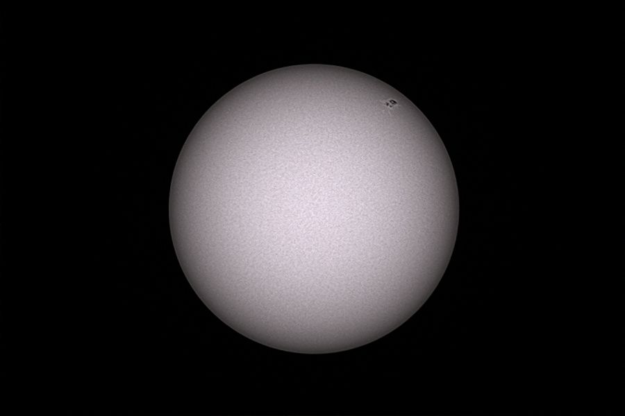 Sonnenfleck Nr. 1029 mit Zoomobjektiv (2)