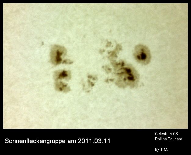 Sonnenfleckengruppe 11.03