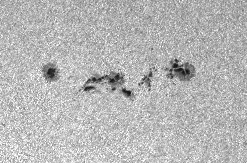 Sonnenfleckengruppe AR 1045