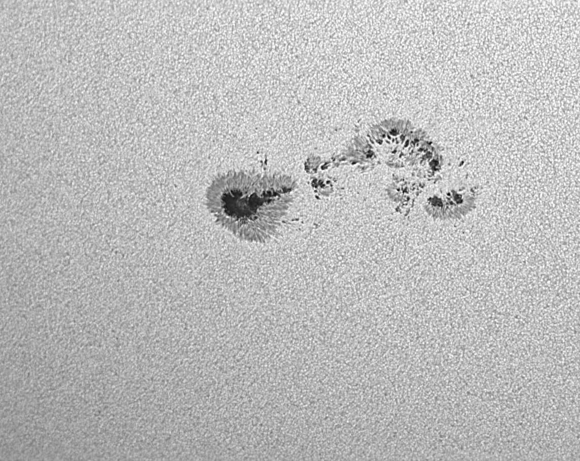 Sonnenfleckengruppe AR 12396 am 09.08.2015