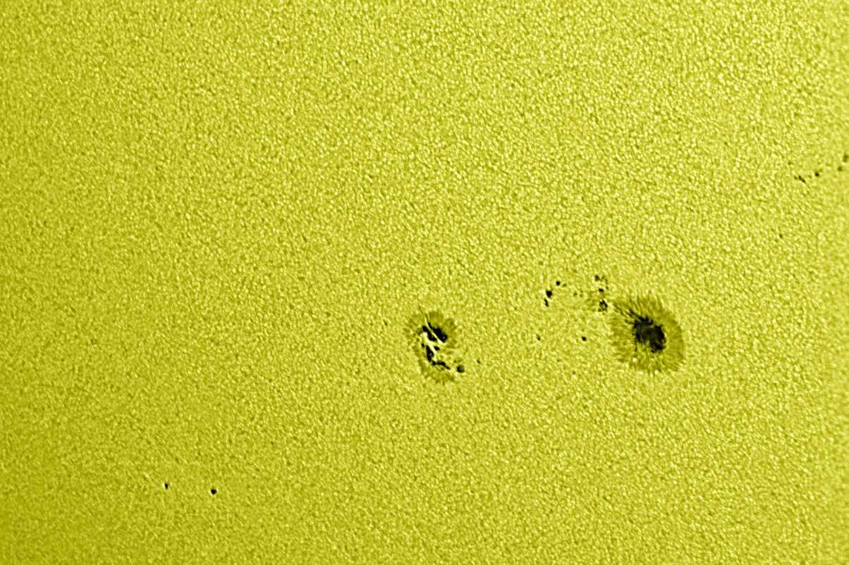Sonnenfleckengruppe NOAA 12414