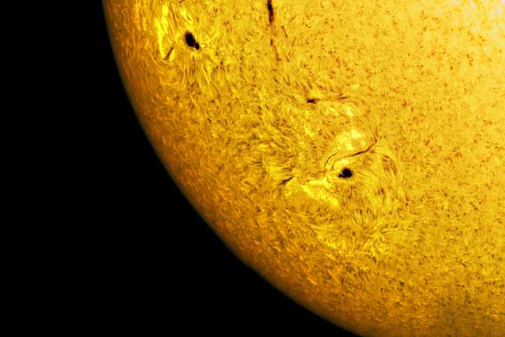 Sonnenfleckengruppe vom 27.09. H-alpha