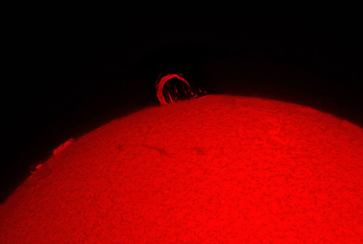Sonnenprotuberanz am 19.7.2012 11:54hh