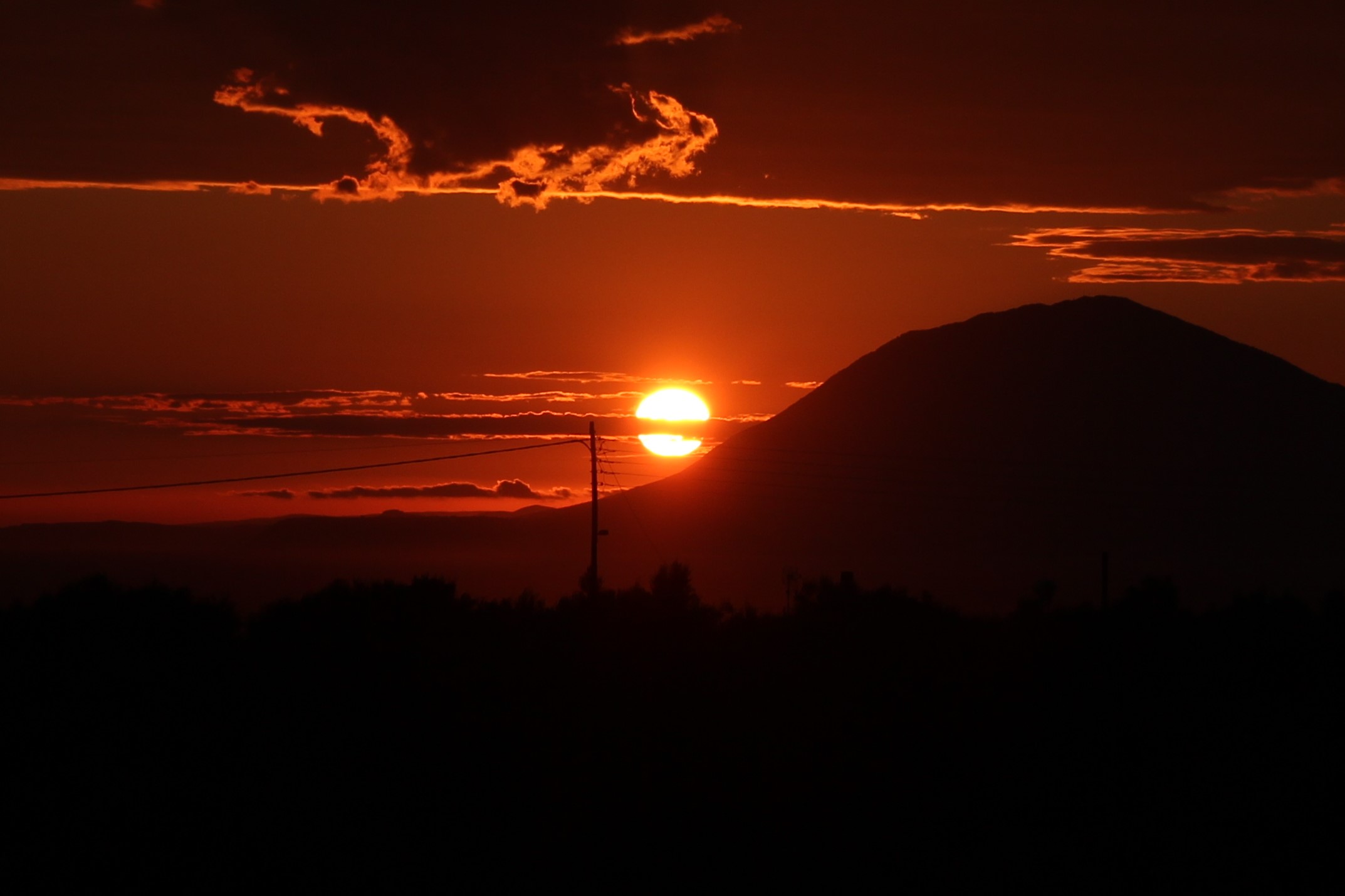 Sonnenuntergang im Peloponnes