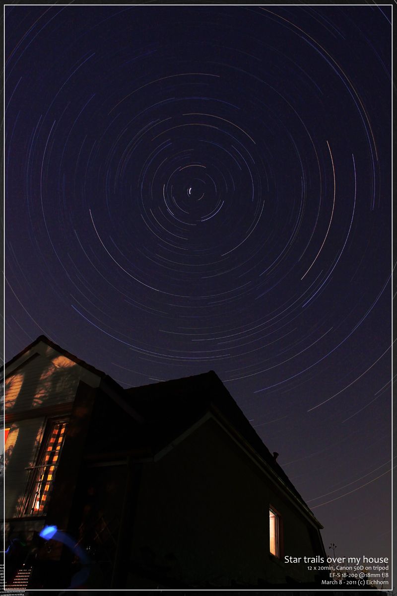 Startrails - 4h mit der 50D...