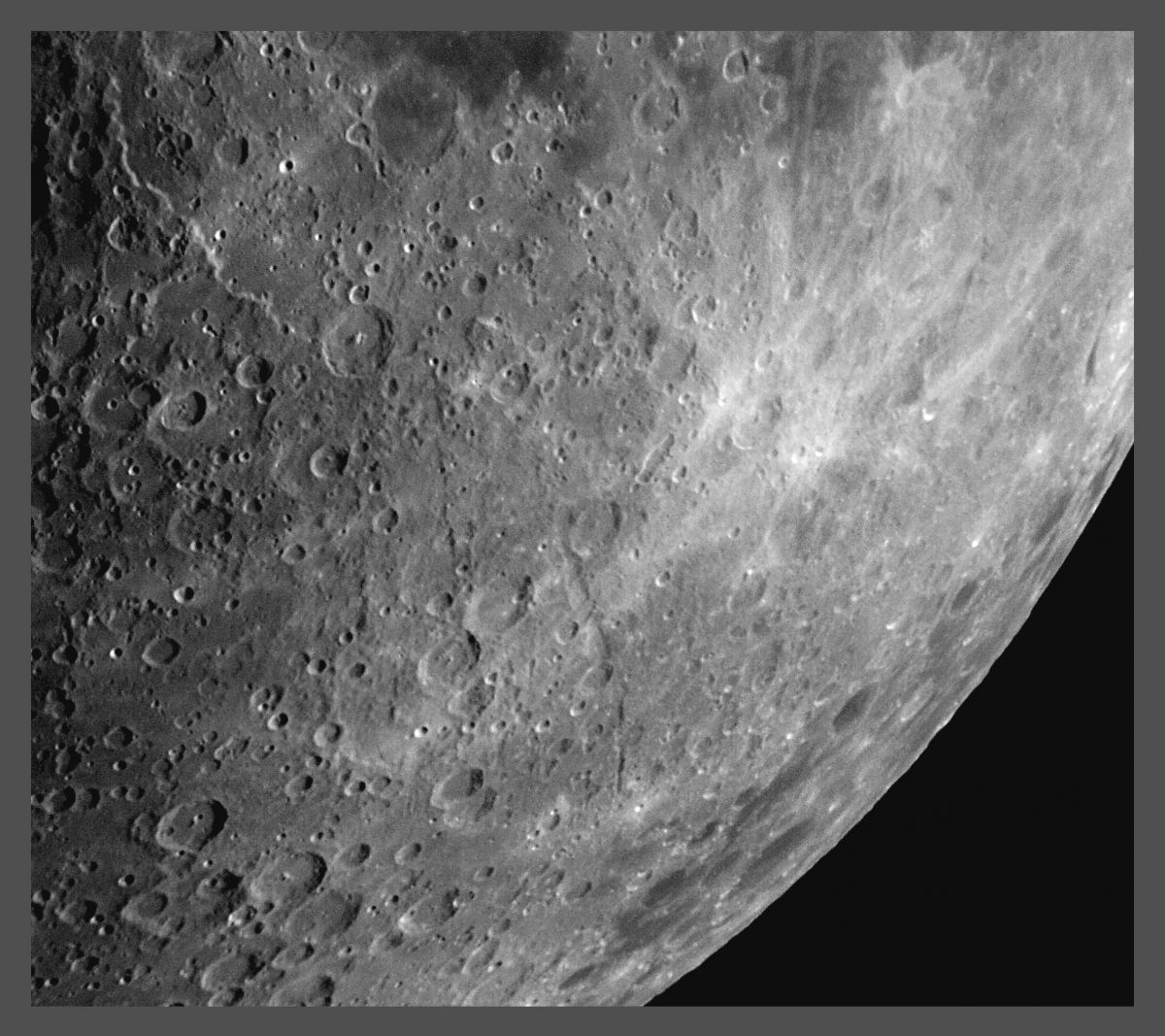 Strahlenkrater Stevinus A und Furnerius A