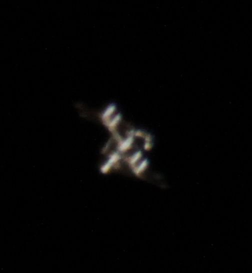 STS 127 mit  ISS 18. Juli 22.47