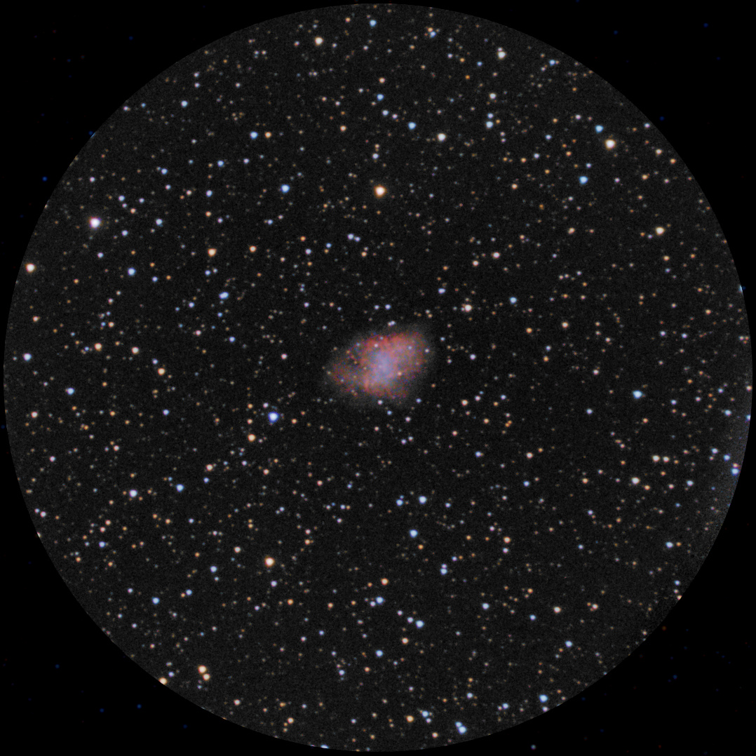 Supernovarest M1 der Krebsnebel mit dem Seestar S50