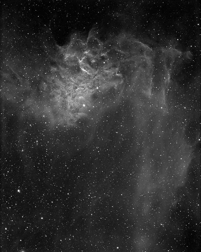 Testaufnahme von IC405