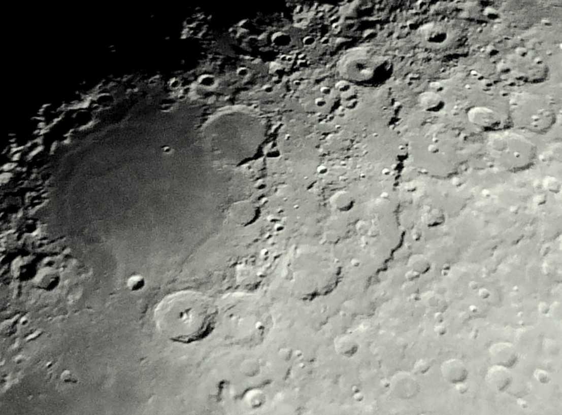 Theophilus, Fracastorius u. Rupes Altai