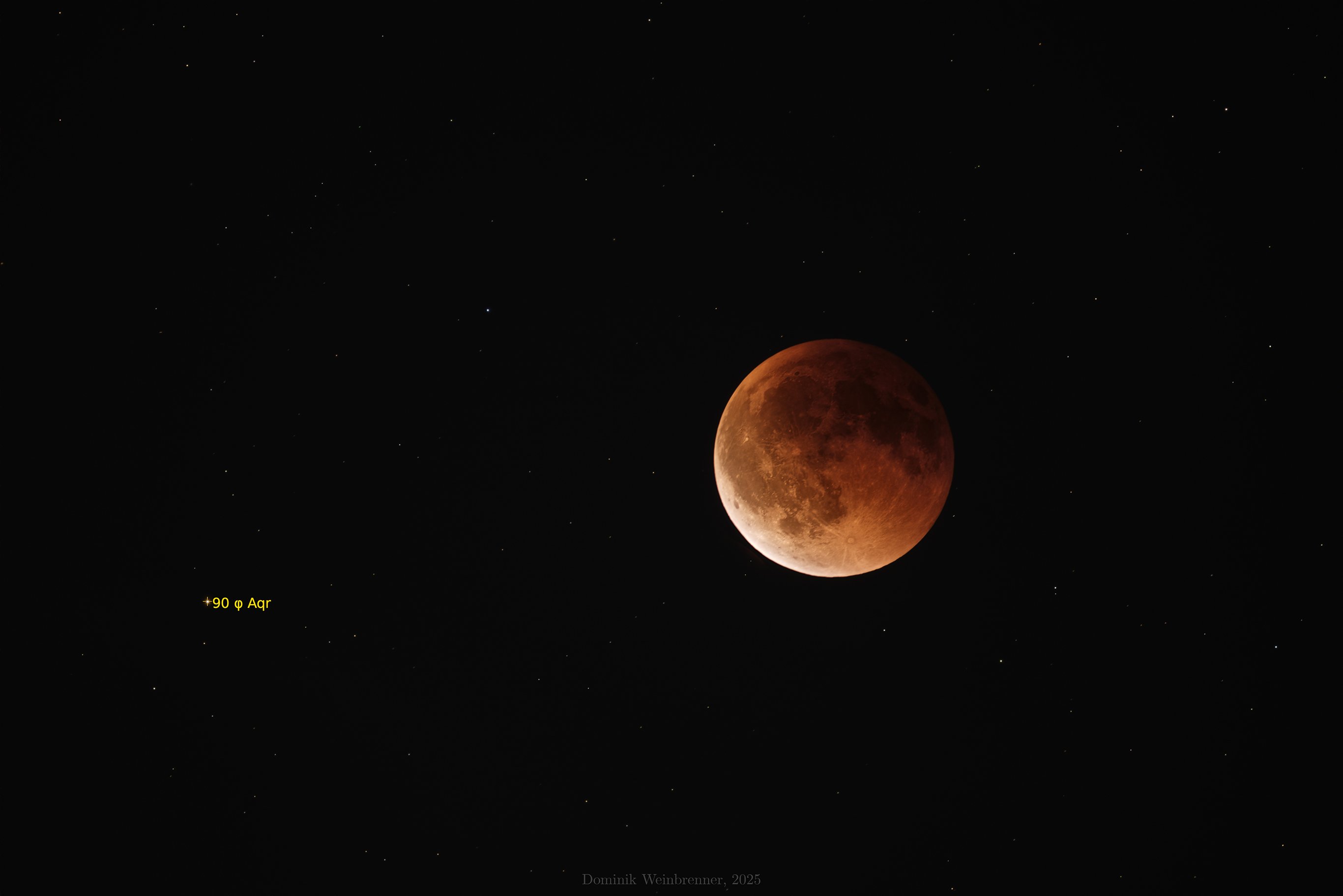 Totale Mondfinsternis & Phi Aquarii