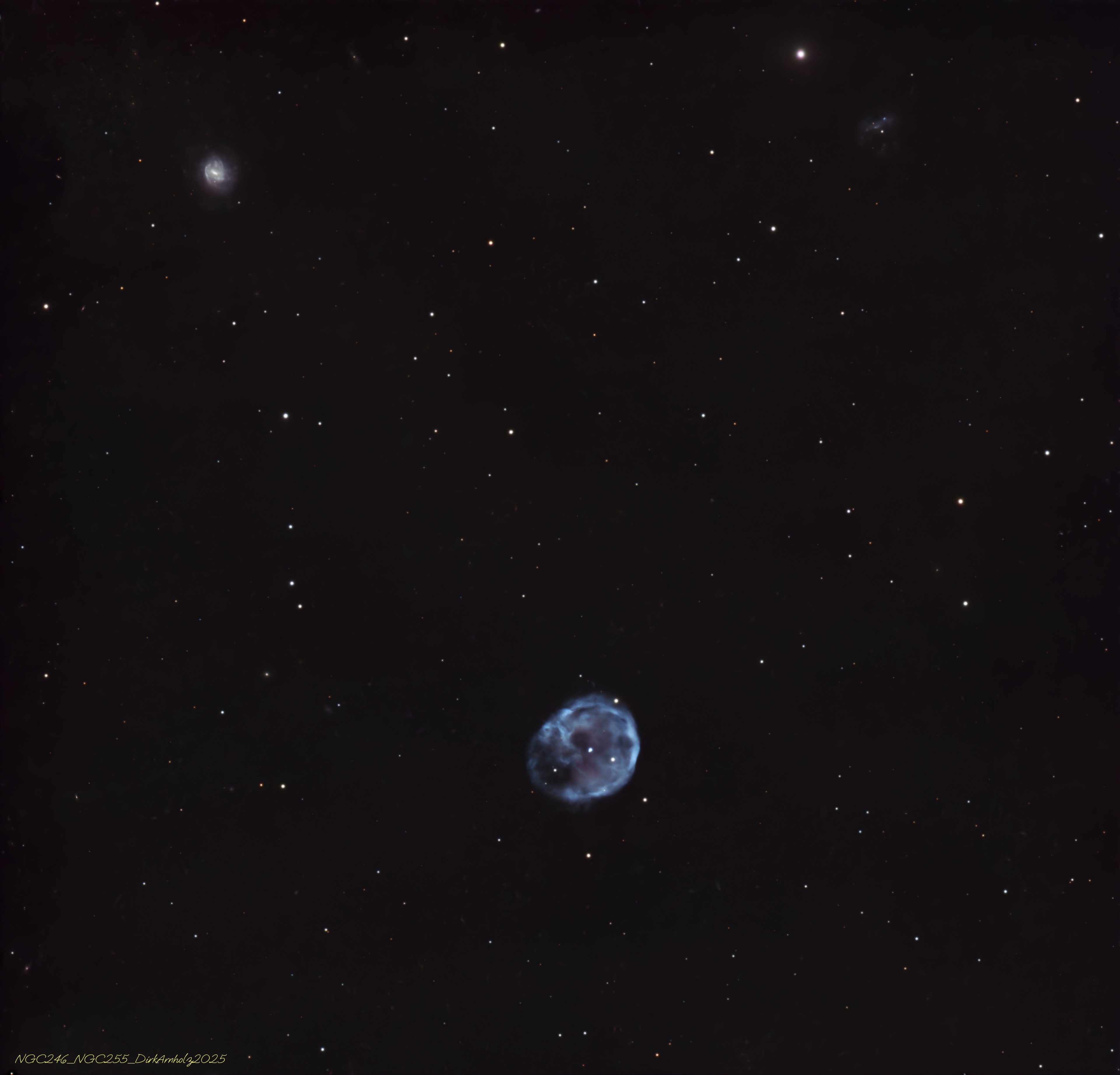 Totenkopfnebel Skull-Nebula NGC246 & NGC255