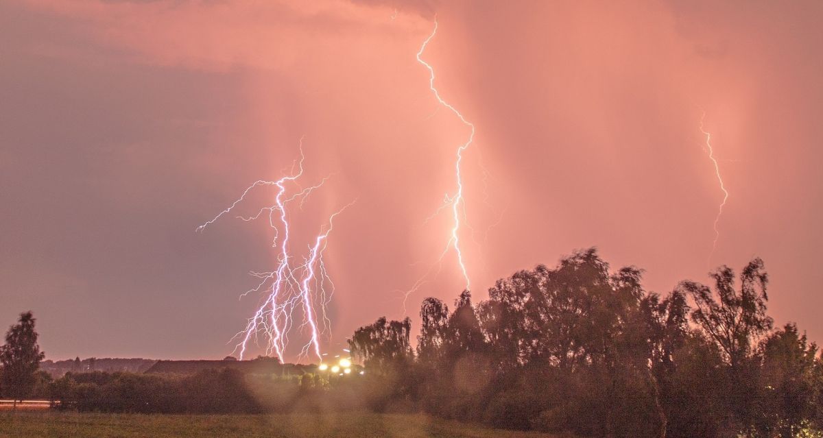 Unwetter heute morgen um 0:30Uhr