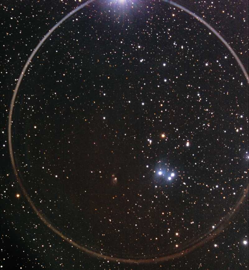vdB 1 + HH 164 + Beta Cass. in Cassiopeia