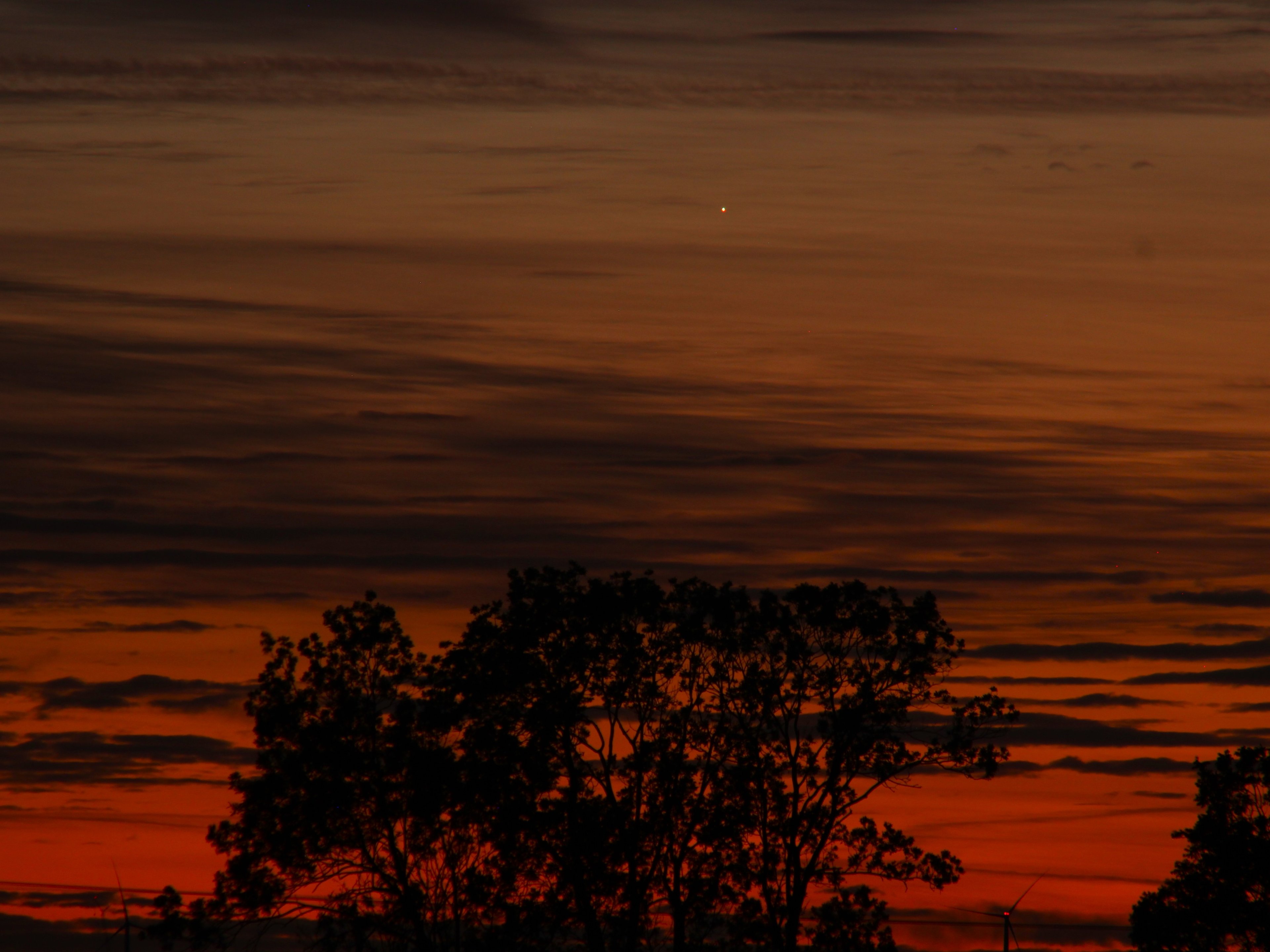 Venus bei Sonnenuntergang