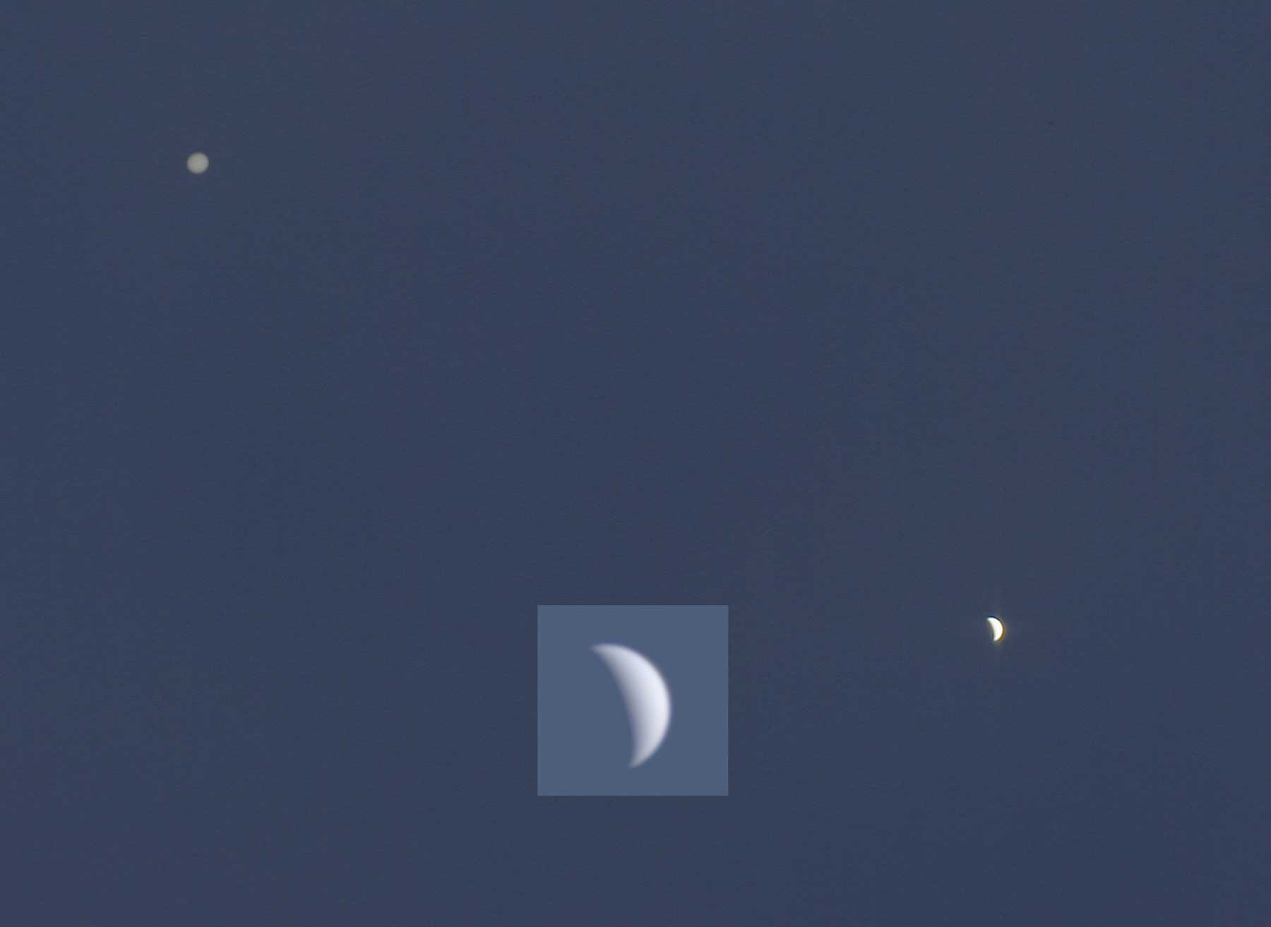Venus - Kunjunktion 2015-06-30 - Jupiter