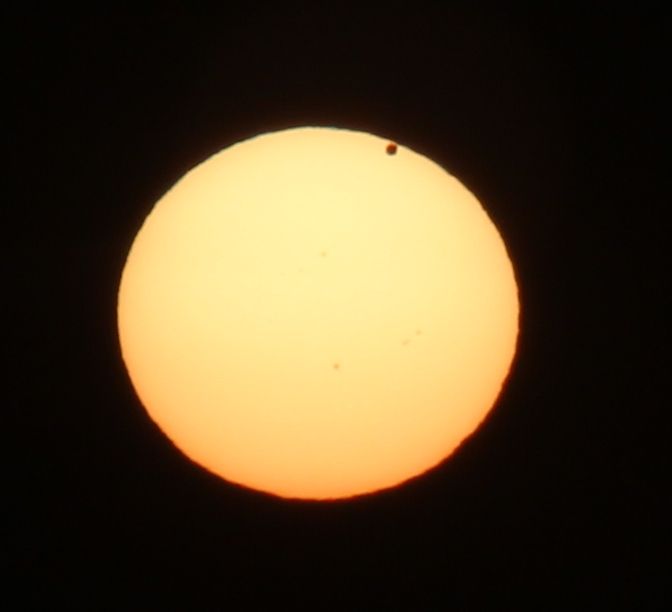 Venus-Transit auf Mallorca