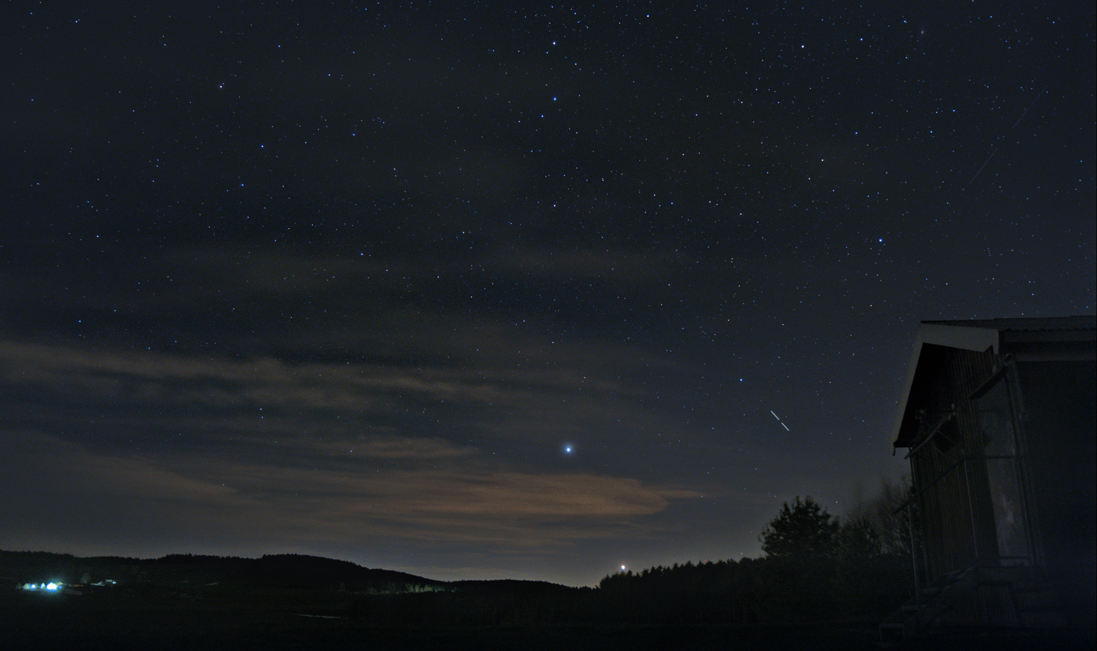 Venus und Jupiter