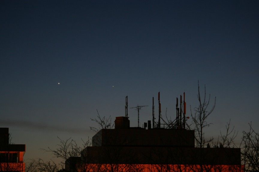 Venus und Merkur am 6.April über München