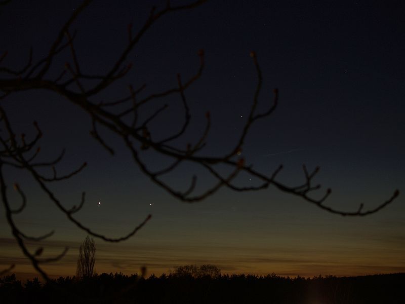 Venus und Merkur