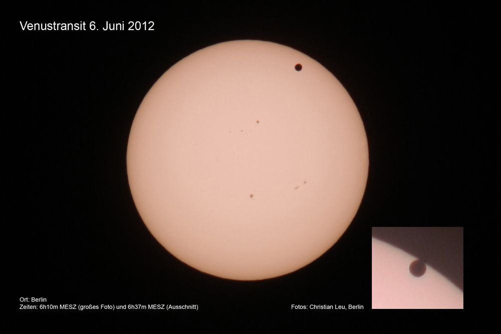 Venustransit 6. Juni 2012 in Berlin-Siemensstadt