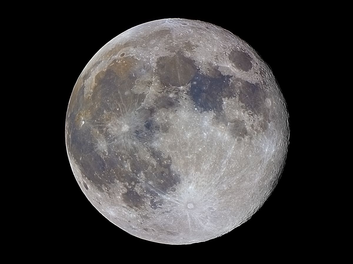 Vollmond aufgenommen mit Barlow-Element
