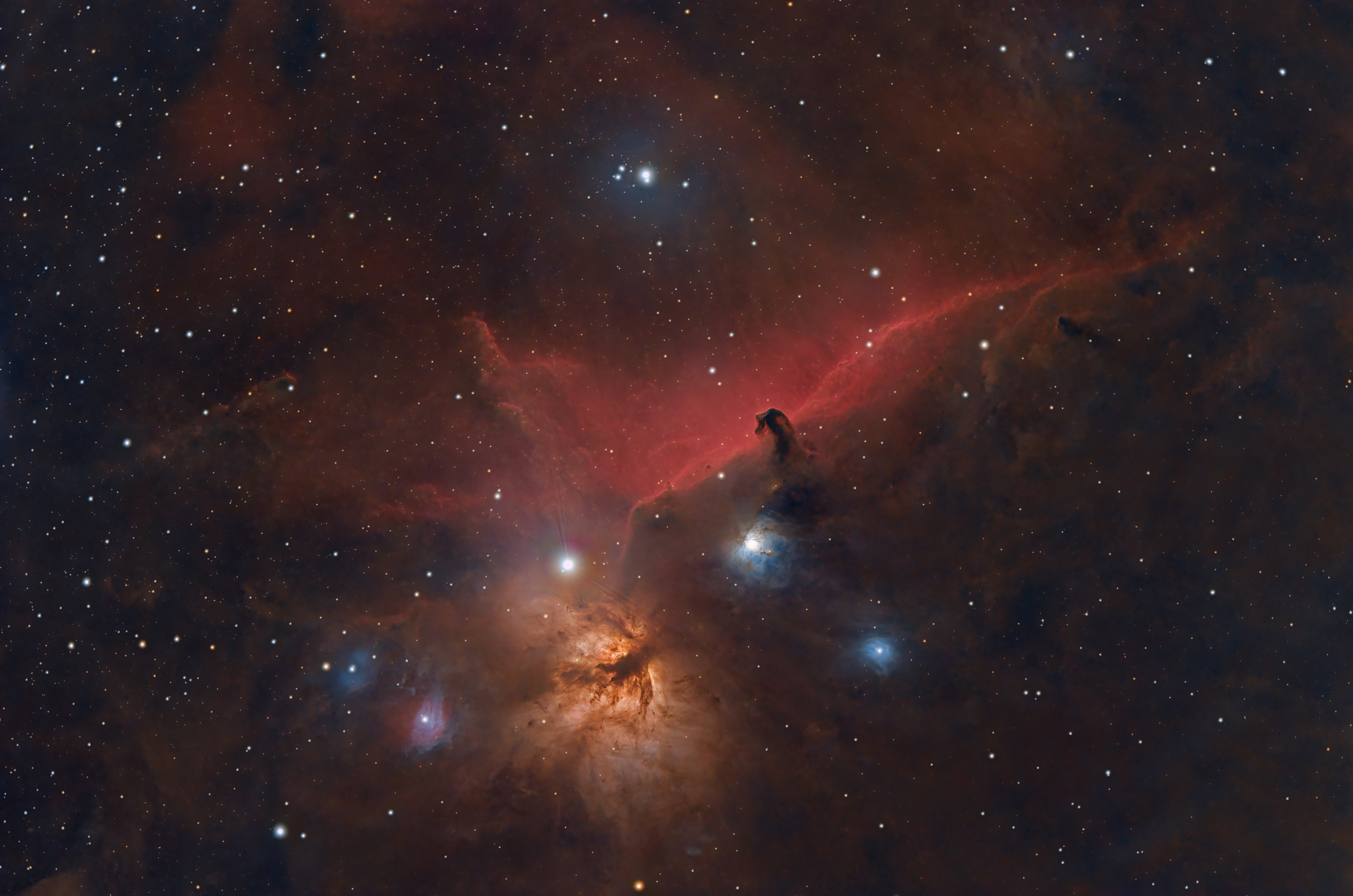 Zeta Orionis mit IC434 und NGC2024